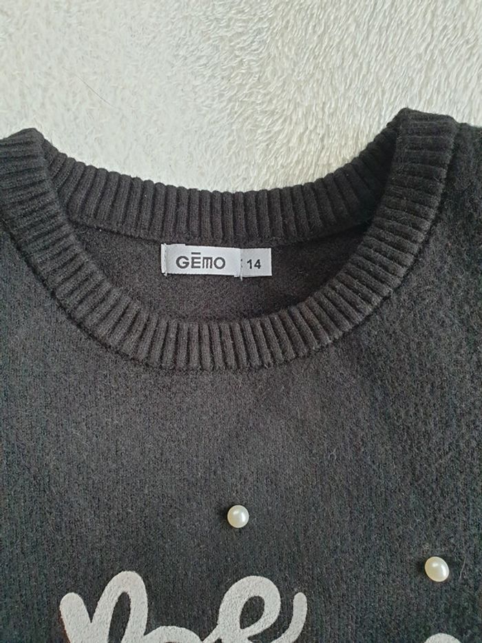 Pull noir 12-14 ans fille - photo numéro 5