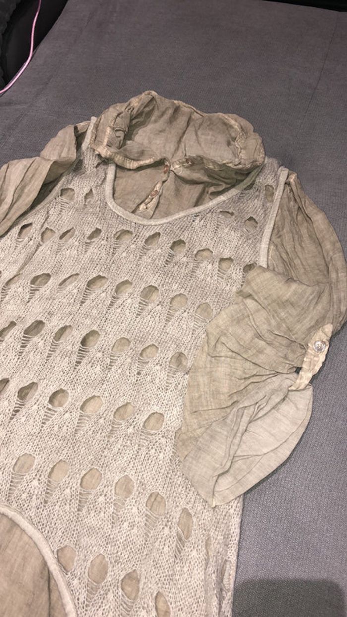 Tunique beige 🌈 - photo numéro 3