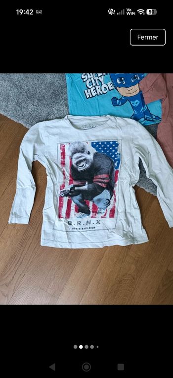 Lot 5 ans tshirt