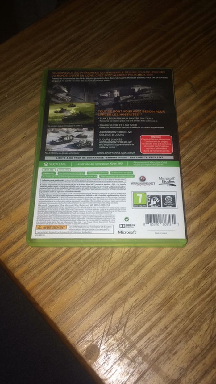 Jeux Xbox 360 édition World of thanks - photo numéro 2