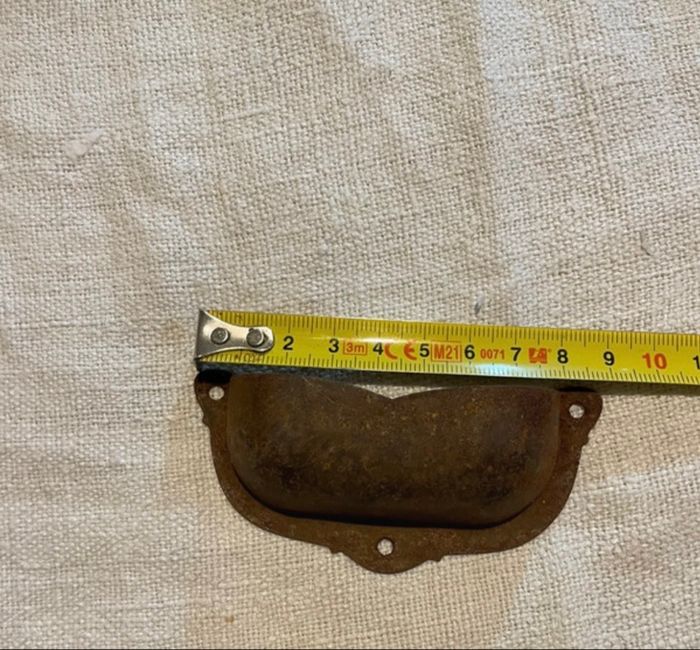 Poignée ancienne rouillée - photo numéro 5