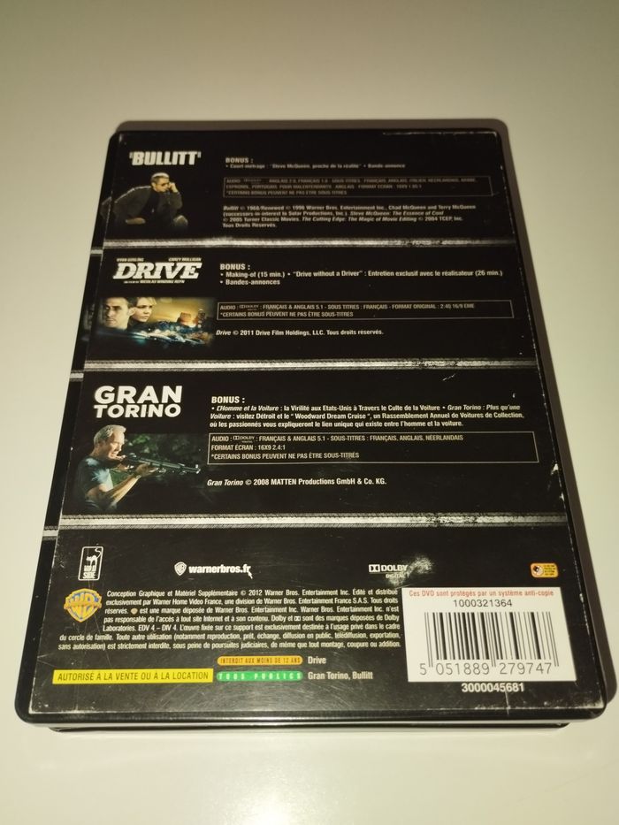 DVD 3 Films Cultes - photo numéro 2