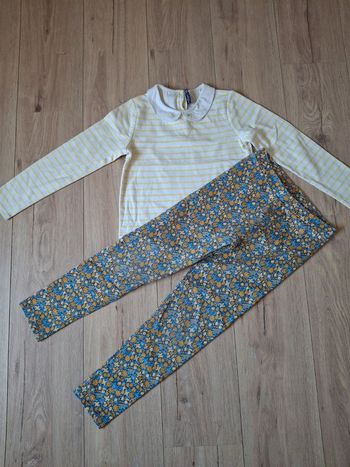 Ensemble Sergent Major tee-shirt manches longues + legging 10 ans