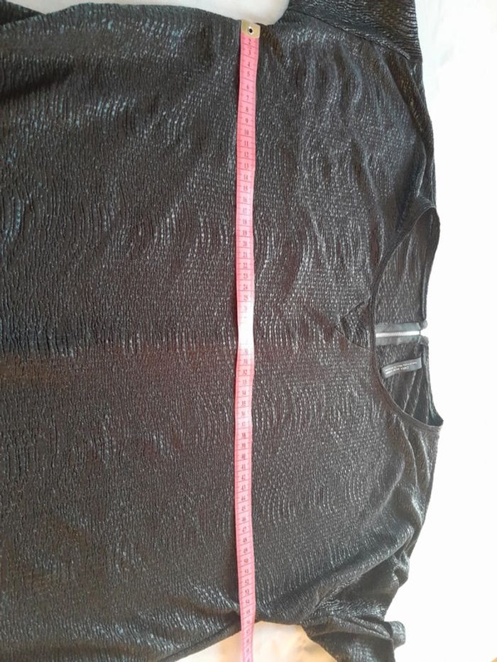 Joli haut effet blousant et crocodile zara - photo numéro 10