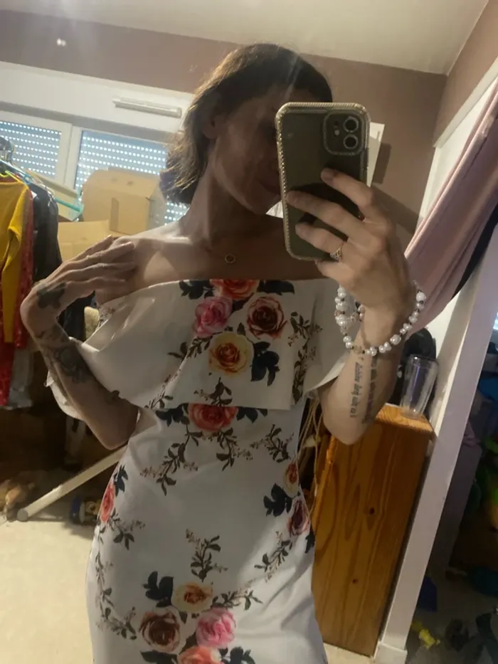 Robe fleurie ceintree taille unique - photo numéro 11