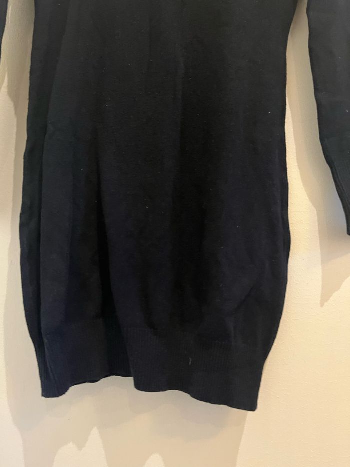 Robe en maille manches longues bleu marine taille S/36 zara - photo numéro 5