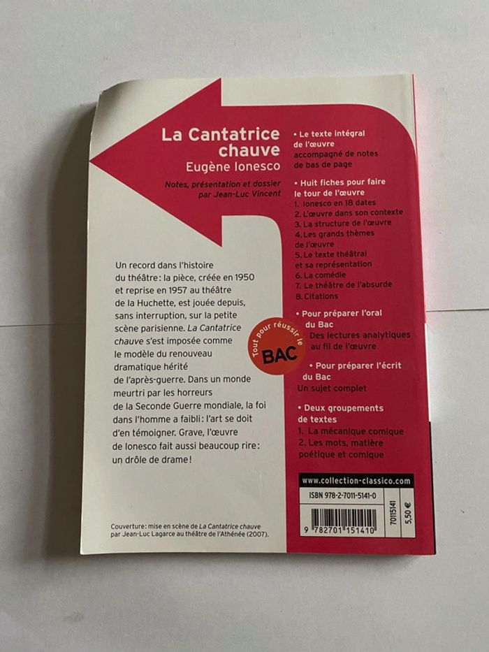 Livre pocket Ionesco - La cantatrice chauve - photo numéro 2