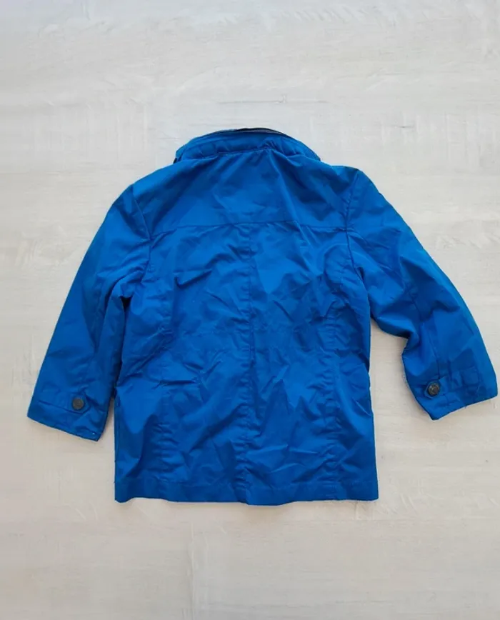 Veste de pluie jacket - Losan - 86 cm - bleu - capuche retractable - automne printemps - photo numéro 3