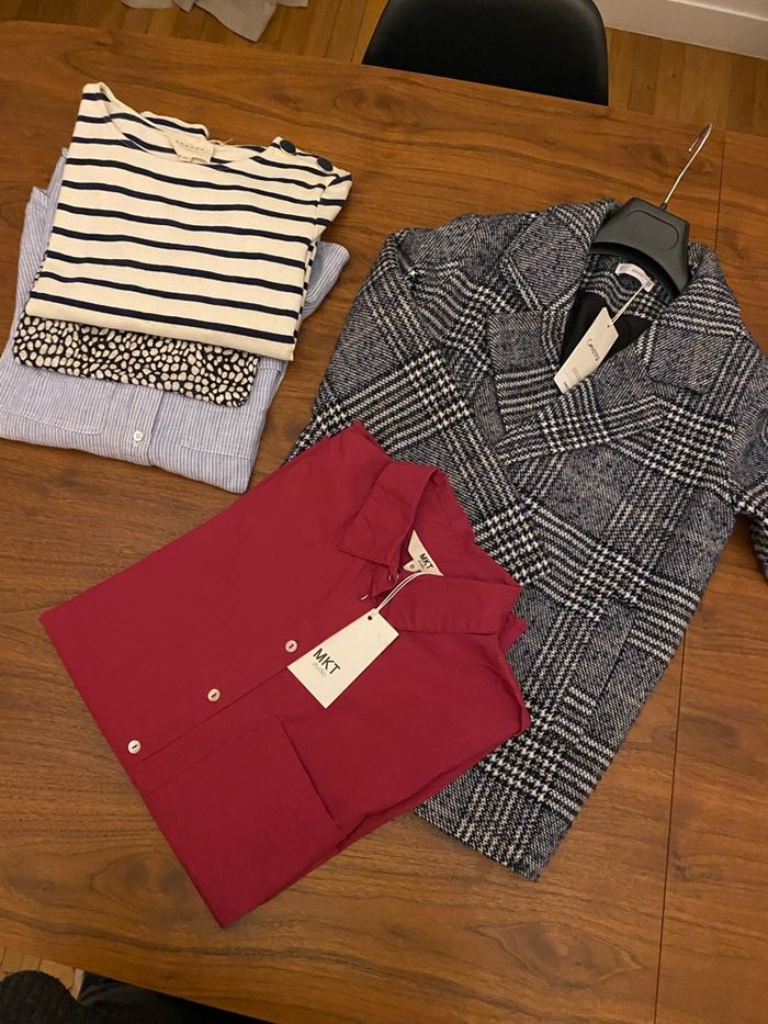 Lot vêtements XS Mango sezane monoprix