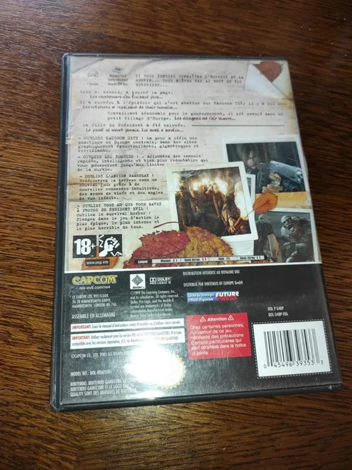 Résident evil nintendo GameCube - photo numéro 2