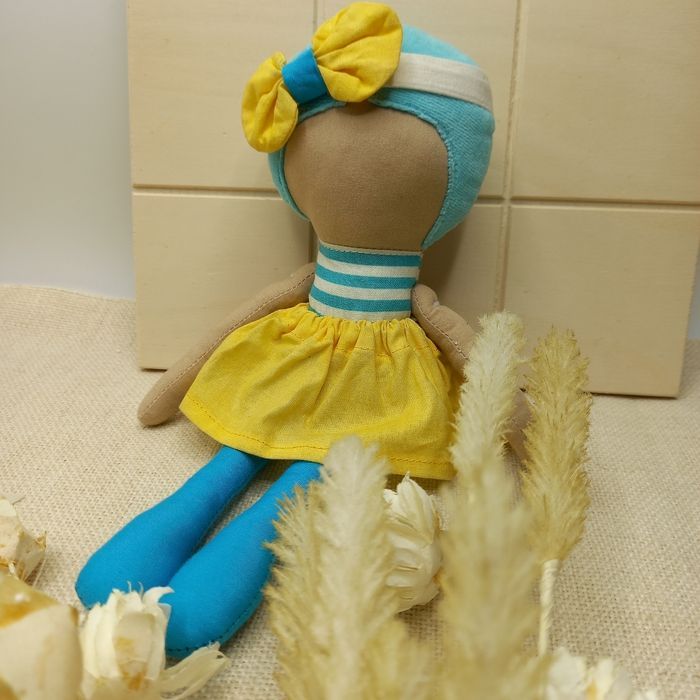 Poupée bio Unique  - Décoration de Chambre pour Petite Fille - Cadeau Idéal pour Anniversaire - photo numéro 2