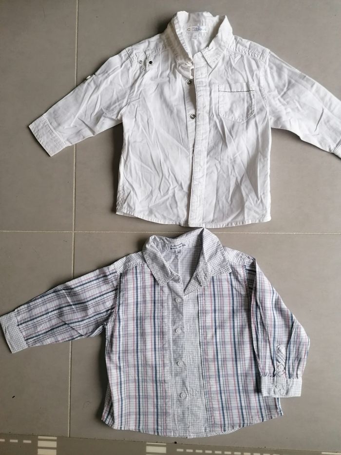Lot 10 vêtements garçon 12 mois - photo numéro 8