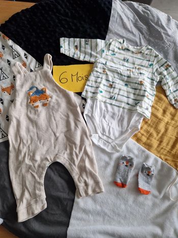 Ensemble renard Sergent Major 6 mois