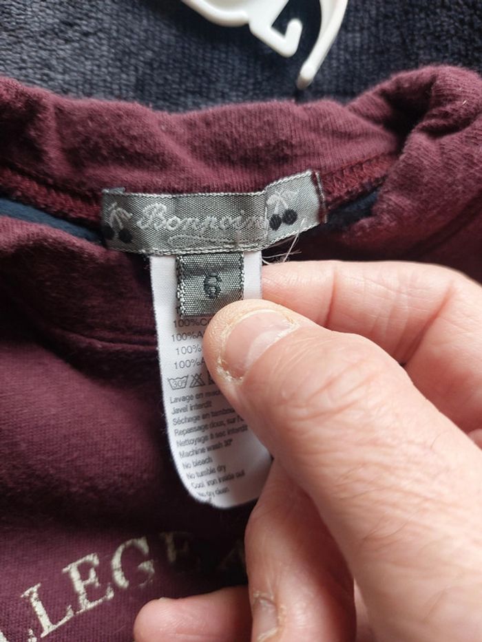 Sweat Bonpoint taille 6 ans - photo numéro 3