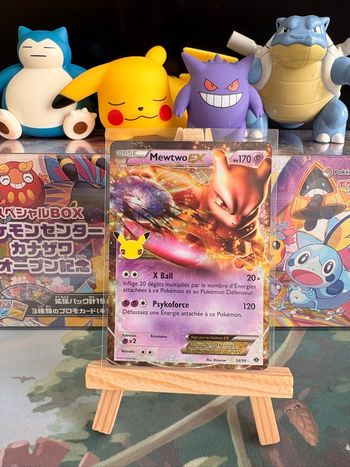 Carte Pokémon officielle Mewtwo  ex - 25 ans célébrations
