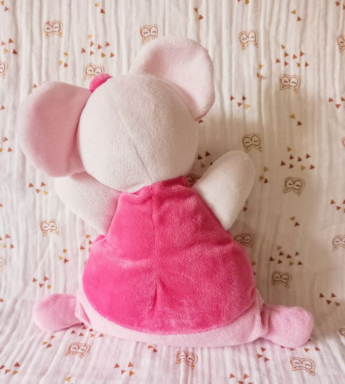 Doudou souris rose Nicotoy - photo numéro 2