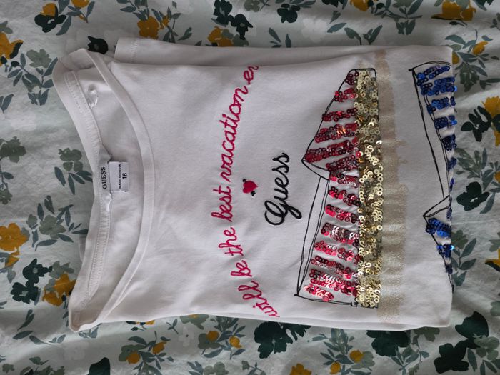 T-shirt Guess, taille 16 ans - photo numéro 2