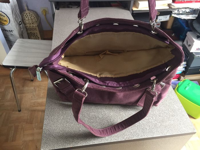 Sac Velours Neuf Ludivine Violet - photo numéro 3