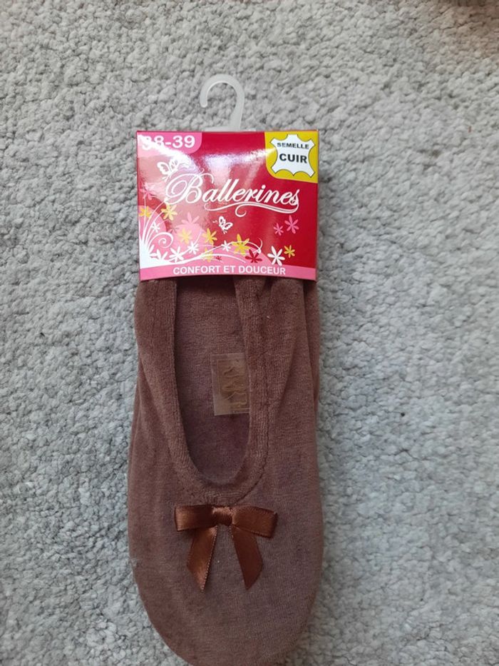 Pantoufles marron T38