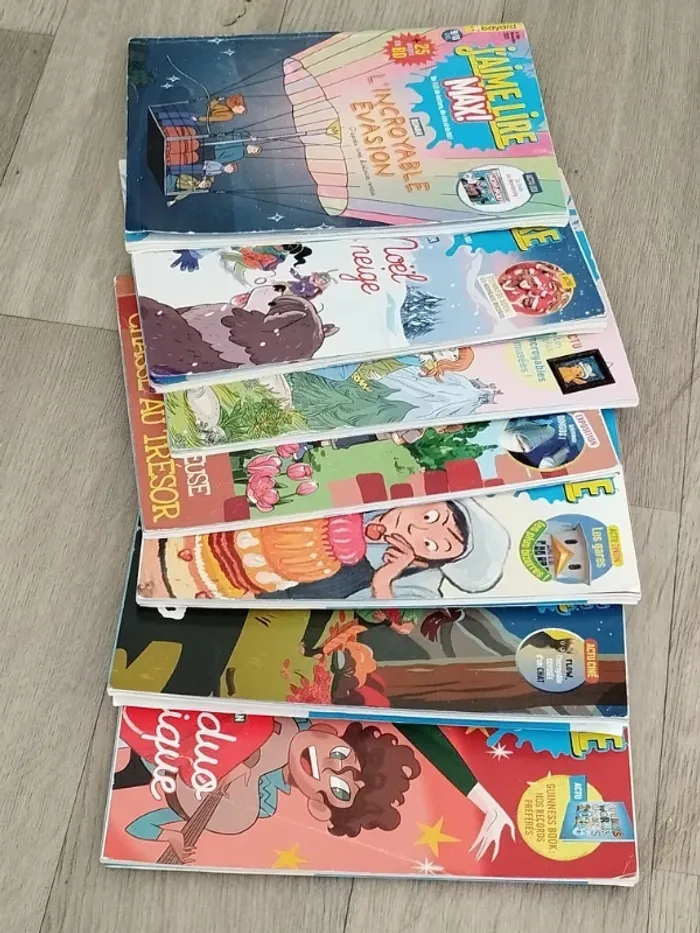 Lot de 7 magazines J’aime Lire Max année 2023-24 L070 - photo numéro 3