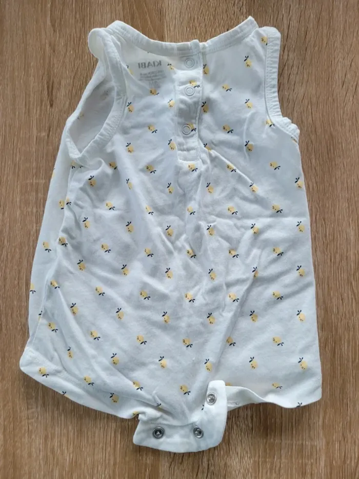 Grenouillère Kiabi citron - photo numéro 2