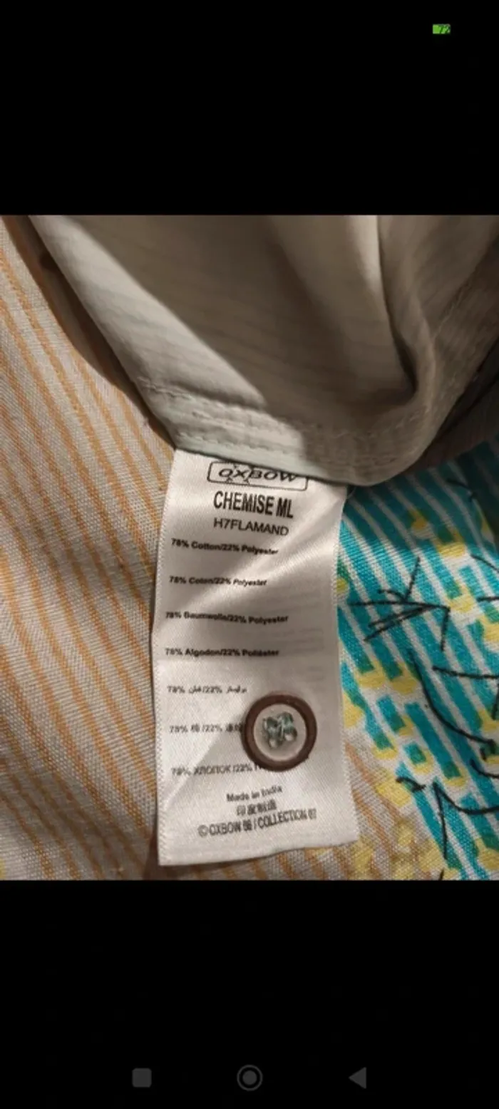 Chemise Oxbow T XL - photo numéro 8