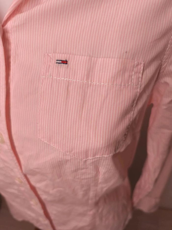 Chemise Tommy Hilfiger Femme Taille S Rose rayé - photo numéro 5