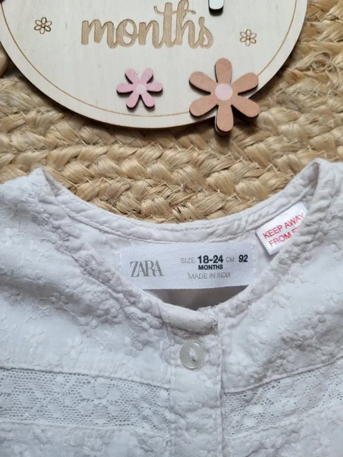 🌼 Robe 18-24mois (92cm), Zara 🌼 - photo numéro 3