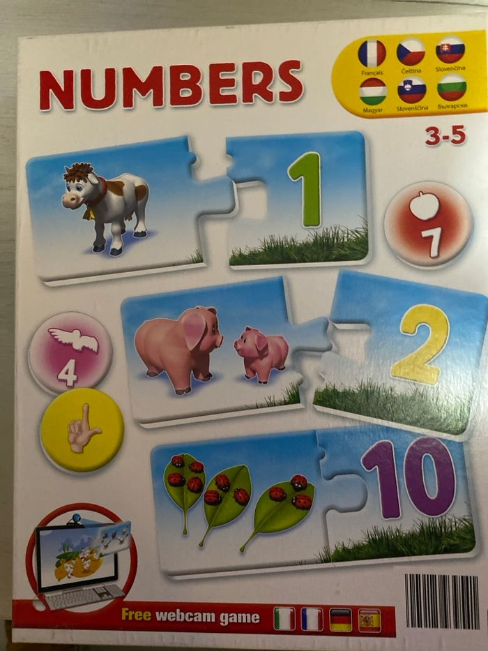 Numbers appendre à compter