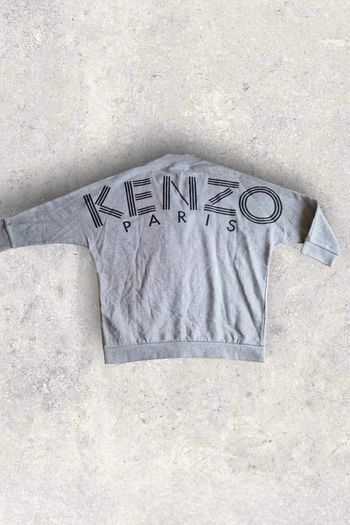 Sweat Kenzo oversize col V manche 3/4 taille S