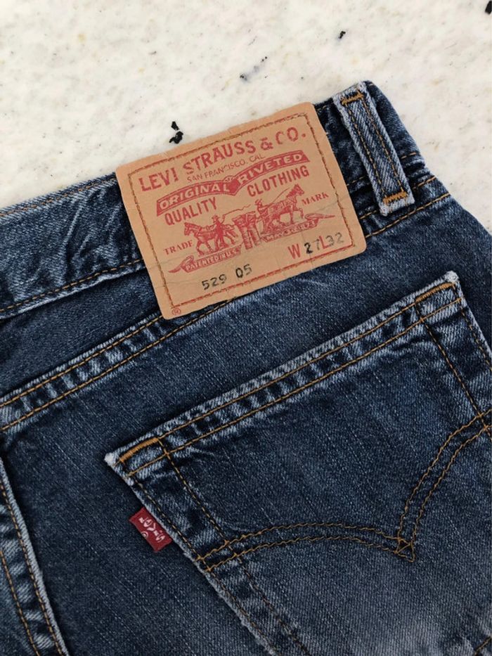 Corsaire en jean Lévis 529 W27 - photo numéro 5
