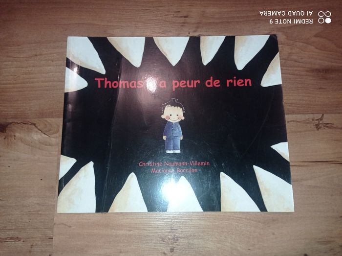 Livre album enfant, Thomas n'a peur de rien, École des loisirs