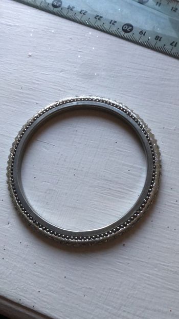 Bracelet jonc strasse