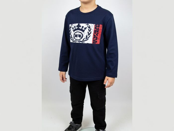 T shirt manches longues marine 12 ans ROYALWEAR - photo numéro 1