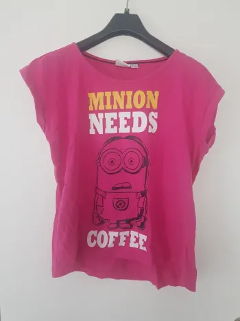 T-Shirt Rose Mignon Taille M