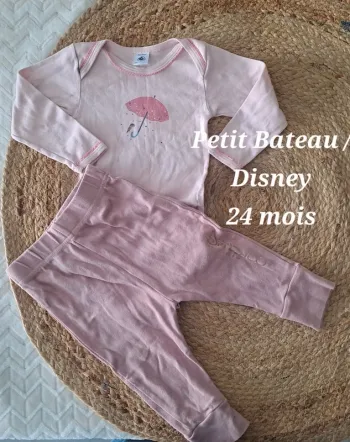 Ensemble petit bateau disney 24 mois