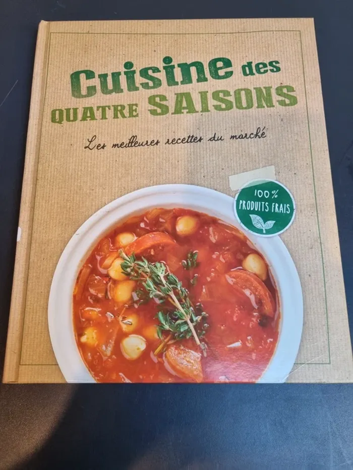Livre cuisine des quatre saisons