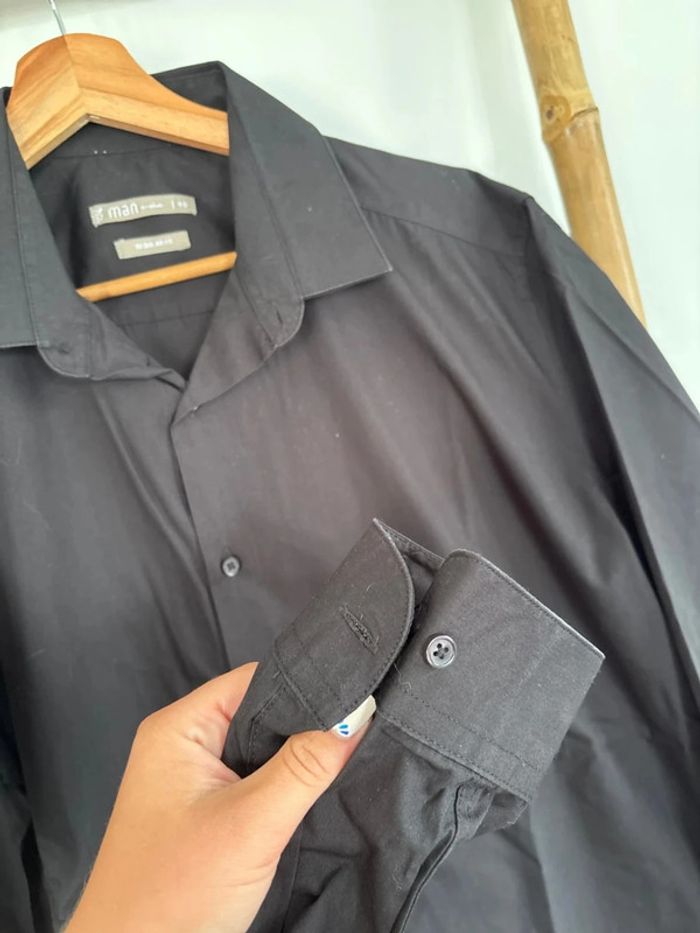 Chemise noire Gemo taille 46/XL - photo numéro 3