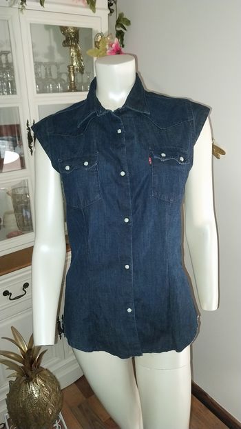 Chemise/ chemisier Levis bleu brut neuve taille M