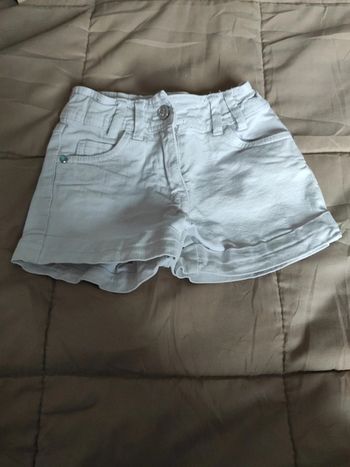 Short en jean vinyl fraise 6 ans