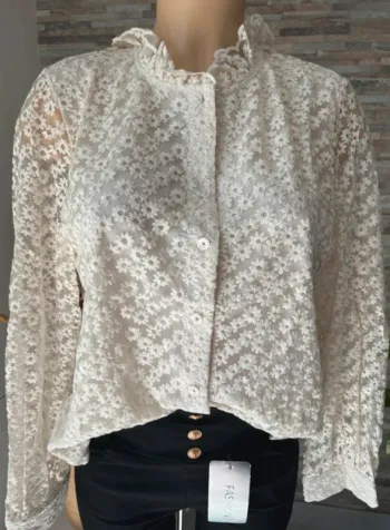 Chemise écru taille M/L couleur écru