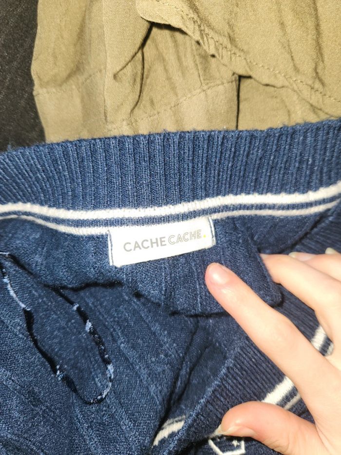 Pull bleu marine - photo numéro 3