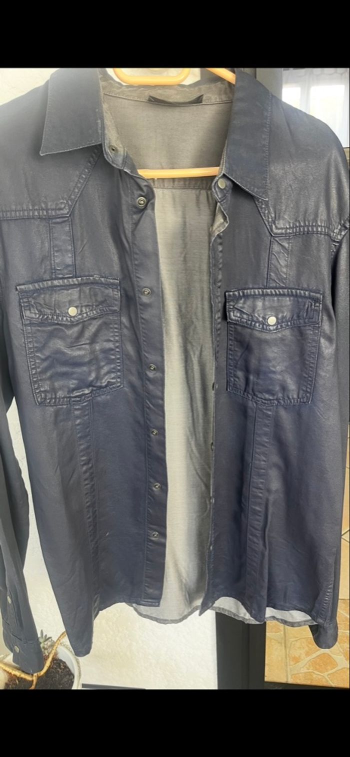 Chemise homme  Diesel faux cuir - photo numéro 5