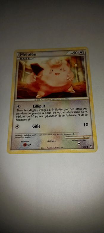 Carte pokémon mélofée