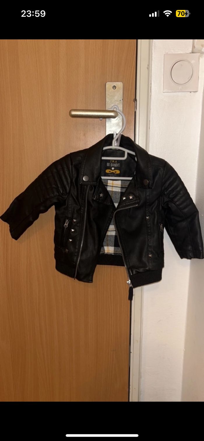 Veste similicuir