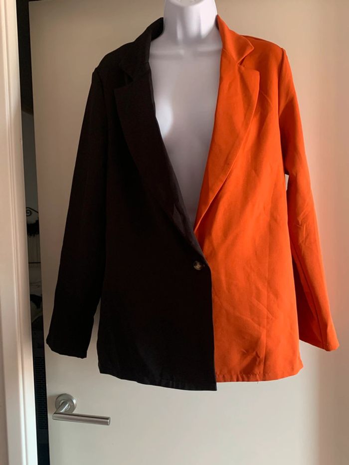 #Veste bicolore