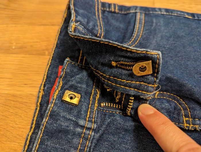 Jean skinny fille 8 ans Tissaia neuf - photo numéro 5