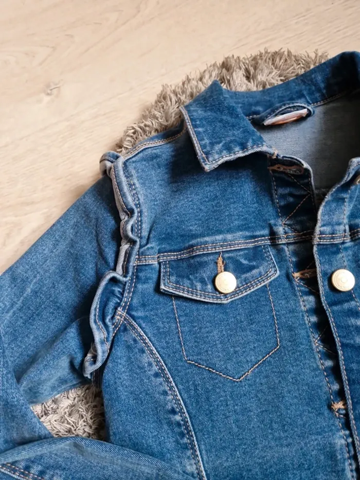 Veste en jean fille - photo numéro 4