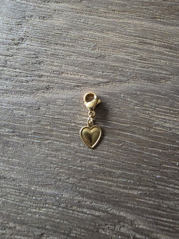 Charms coeur ' Doré