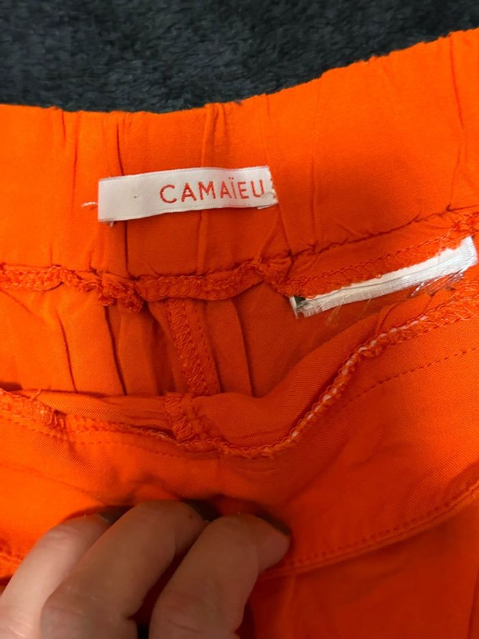 Short Orange Camaïeu Comme Comme Neuf taille 36 - photo numéro 3